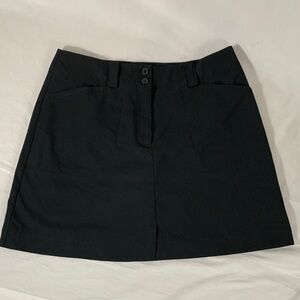 Nike Dry-Fit Classic Black Golf Skort Size 10